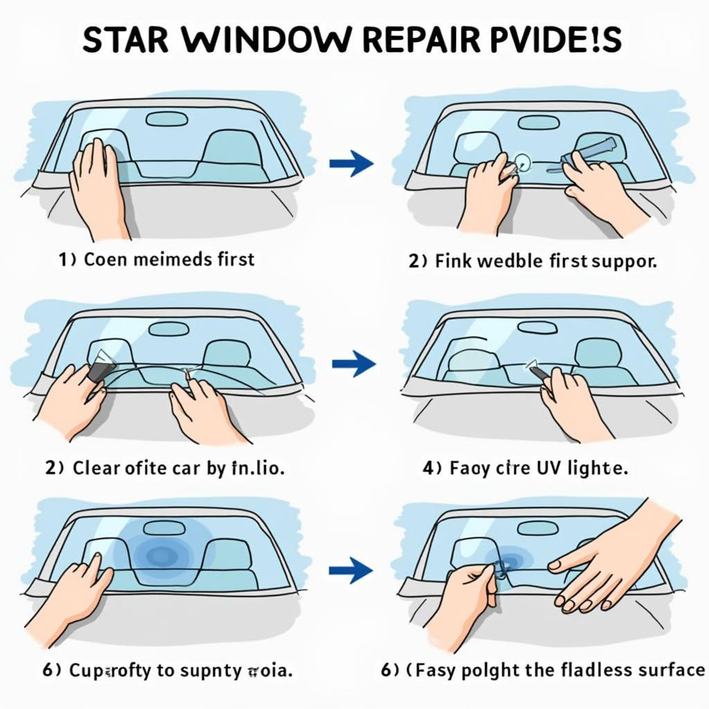 Car Window Repair Process in Action