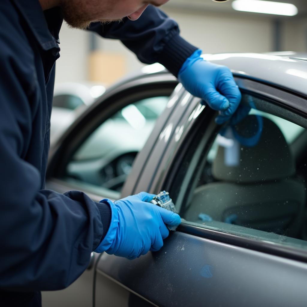 Car Window Repair Process in Reseda