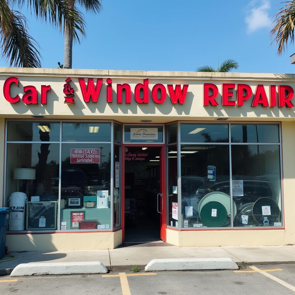 Car window repair shop in Hollywood, FL