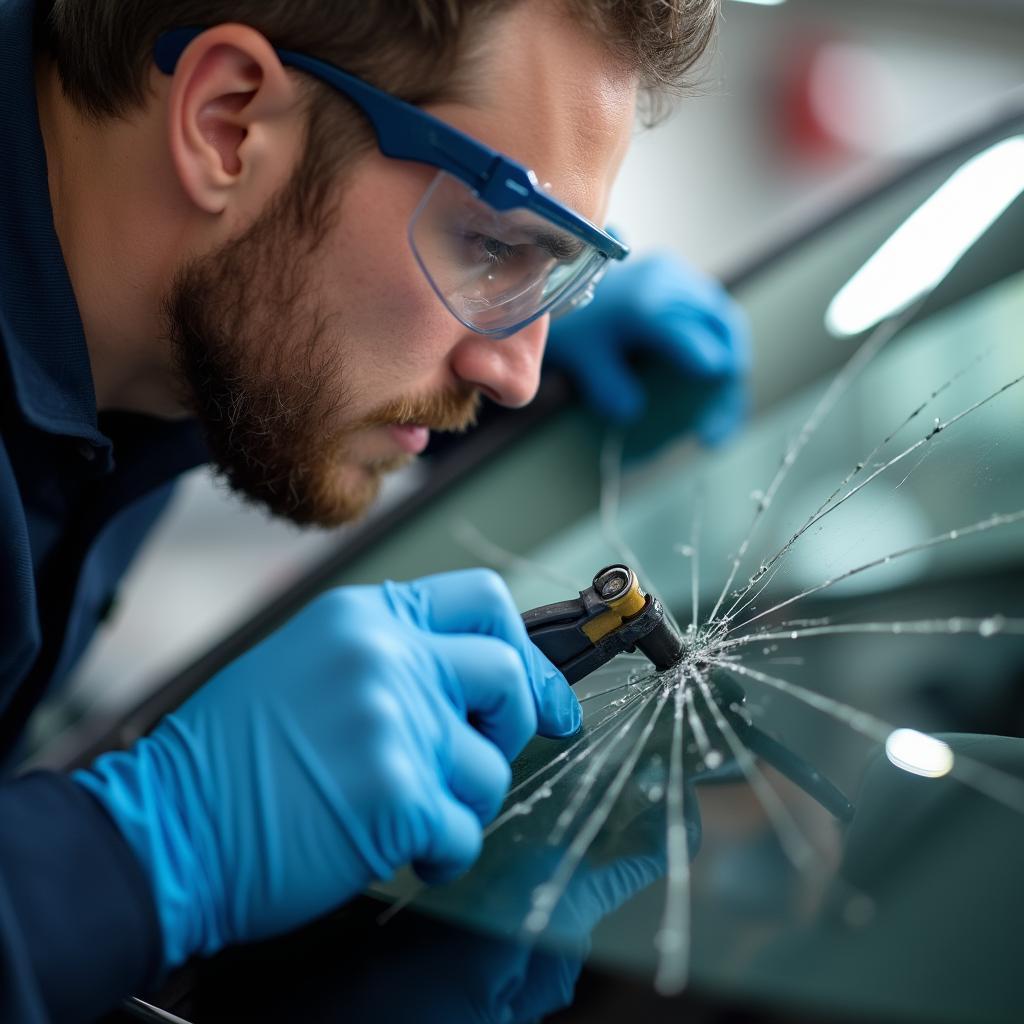 Experienced car window repair technician in Chula Vista