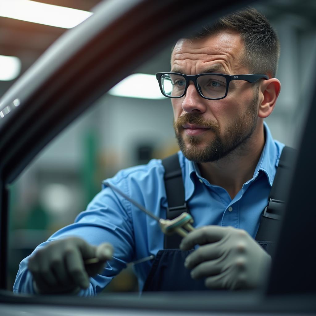 Experienced Car Window Repair Technician