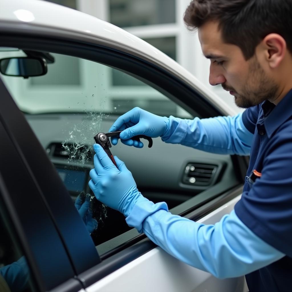 Experienced Car Window Repair Technician in Singapore