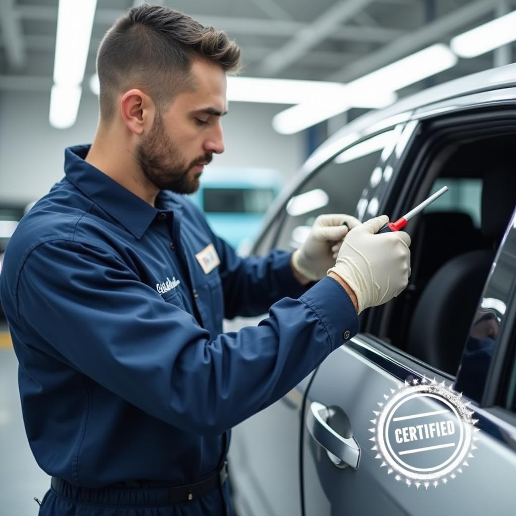 Certified Car Window Repair Technician