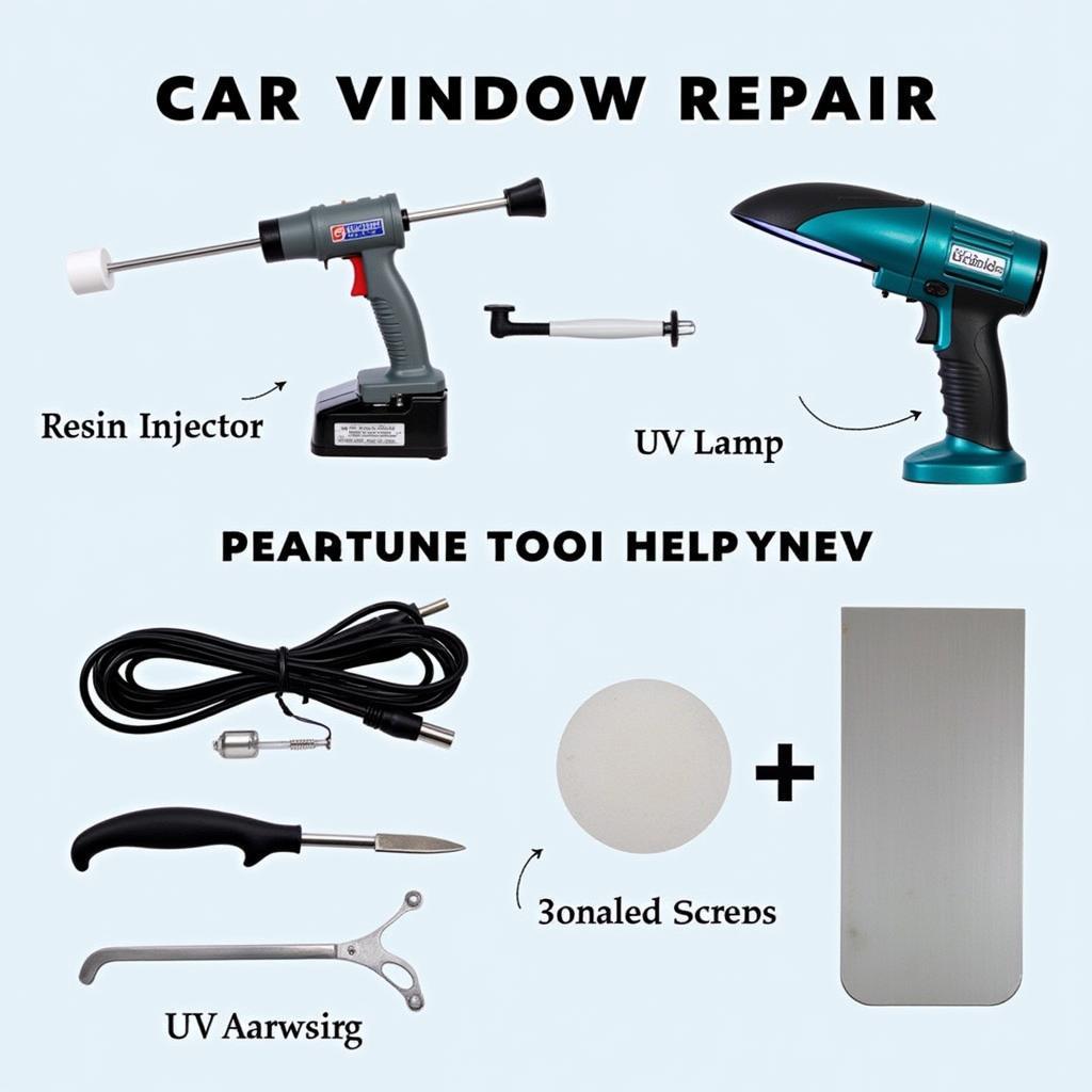 Professional Tools Used in Car Window Repair