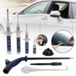 Various tools used for car window repair in Rock Hill, SC