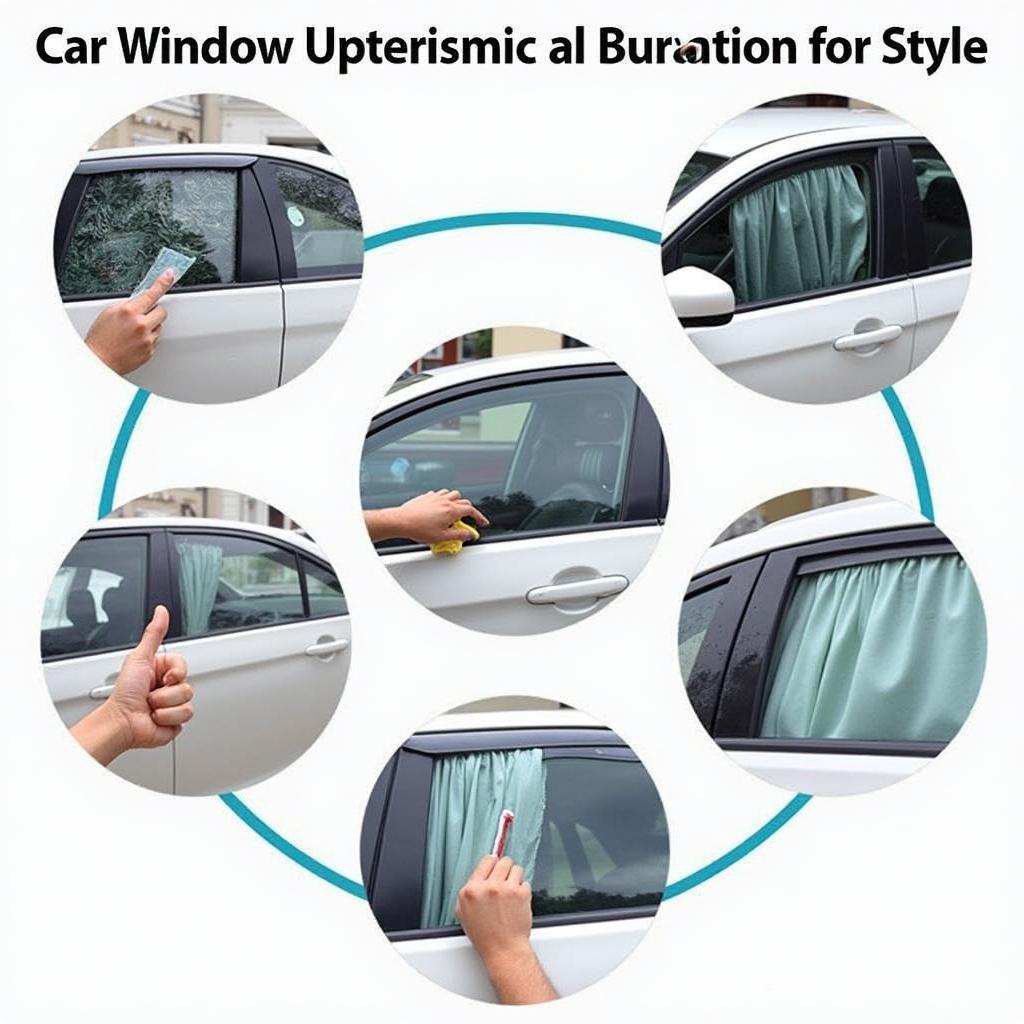 Car window replacement process in a Santa Rosa shop