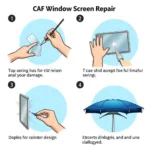 Car Window Screen Repair Process