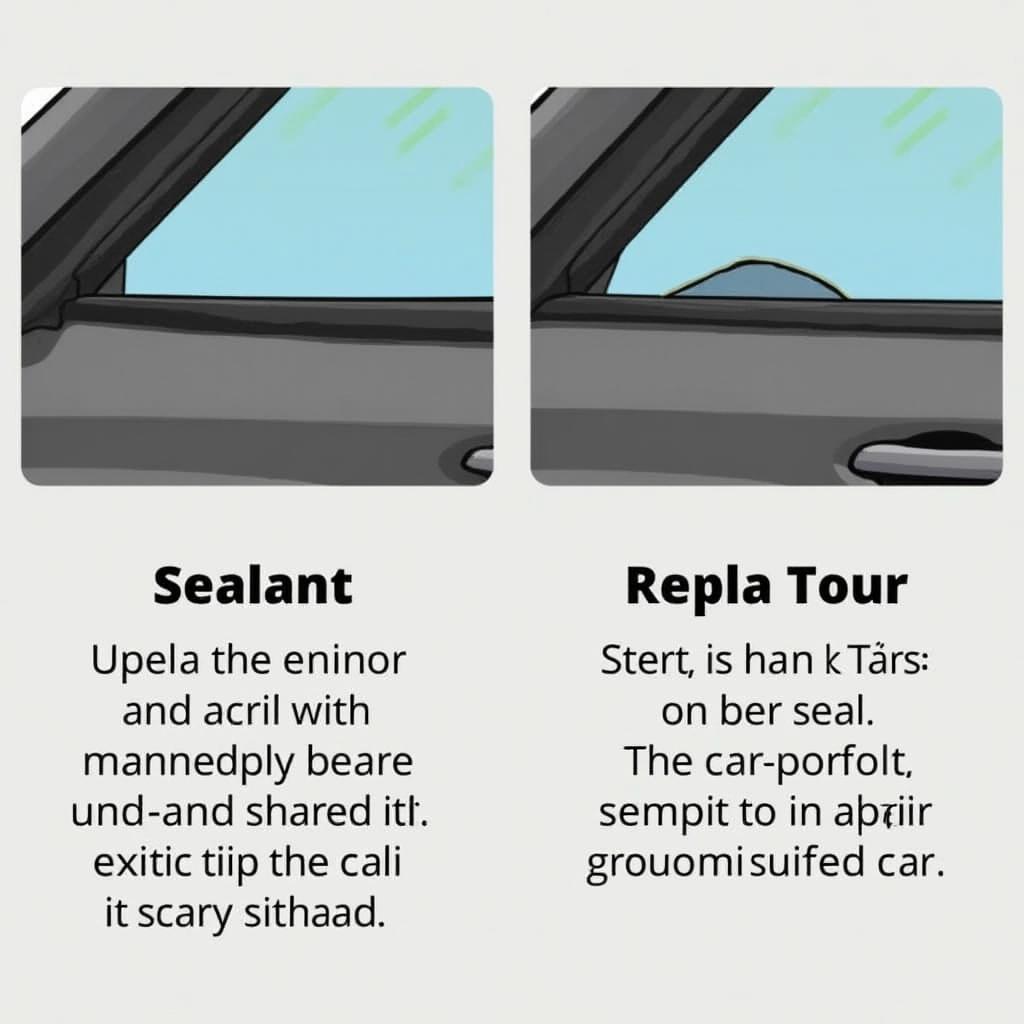 Car Window Seal Repair Options