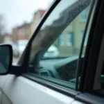 Car window stuck halfway