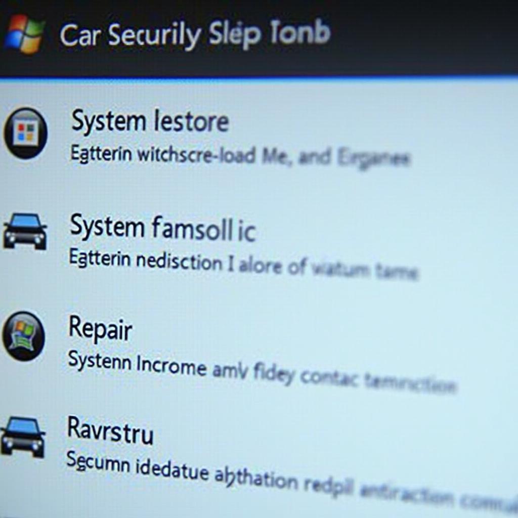 Car Windows 8 Repair Options