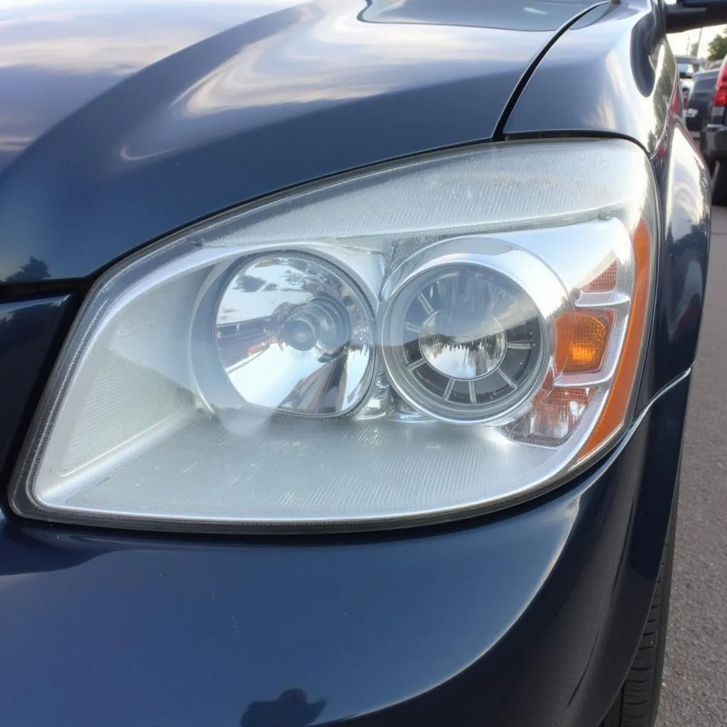 Car with Repaired Light Window