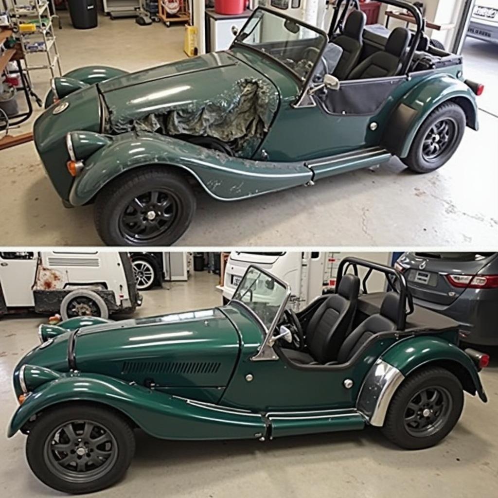 Caterham Car Body Repairs Before and After