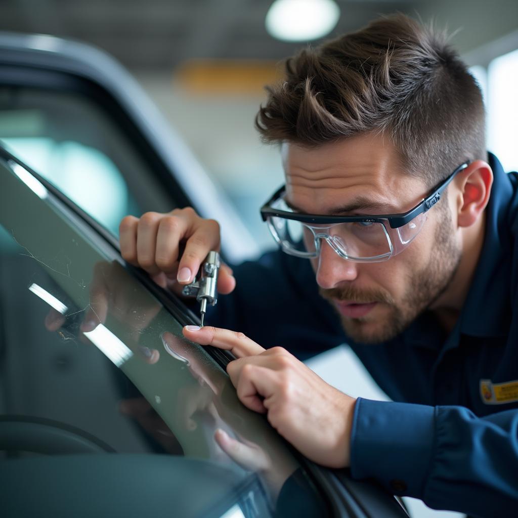 Certified Car Window Repair Technician