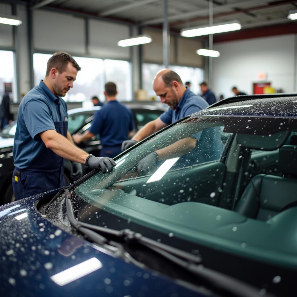 Car window repair shop in Charlotte