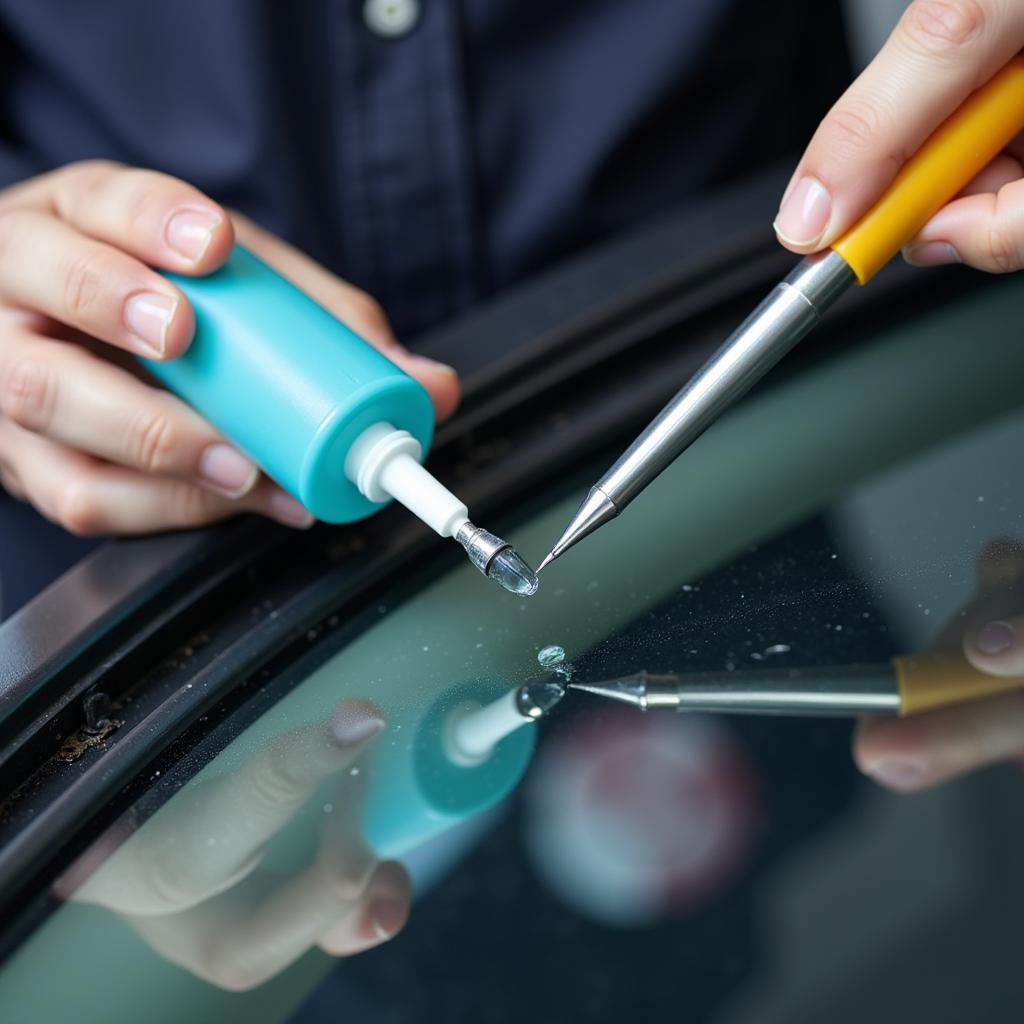 Windshield chip repair in Los Angeles