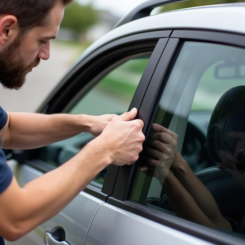 Checking Car Window Seals