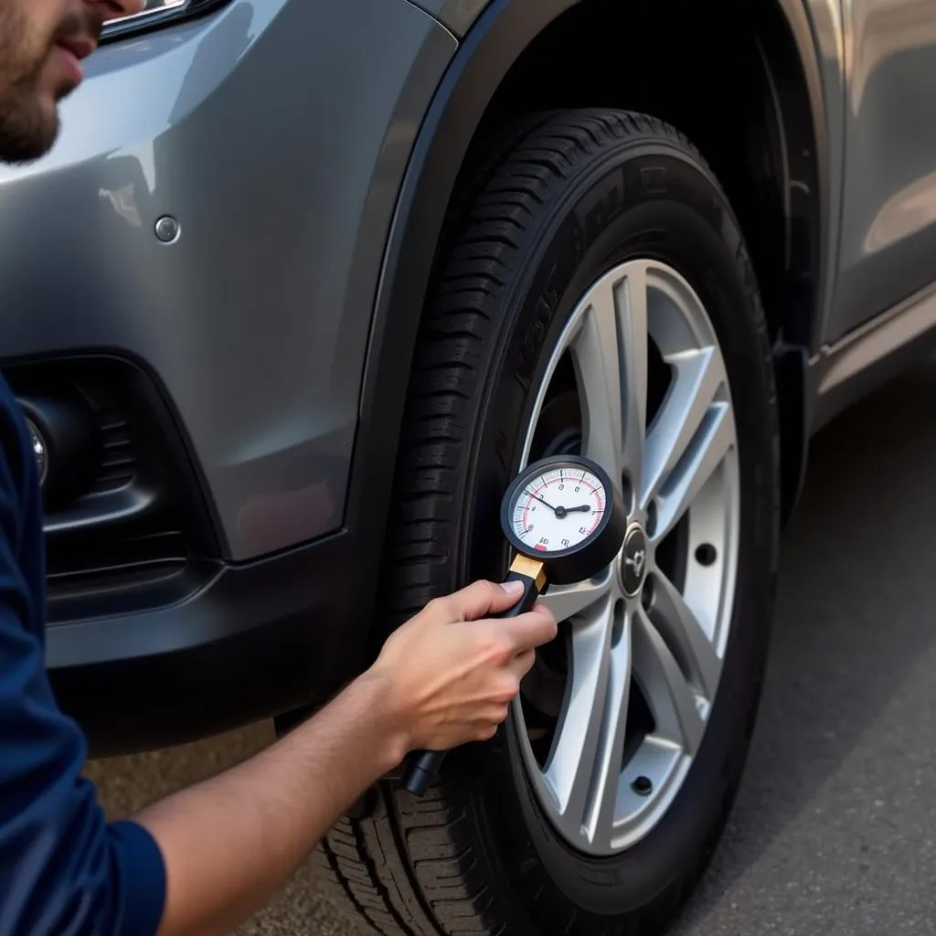 Checking Tire Pressure