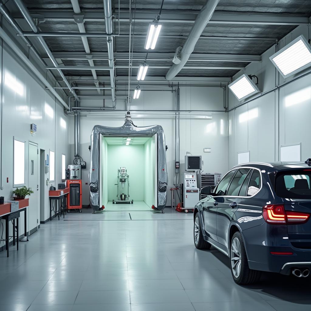 Chelmsford Car Paint Repair Shop Interior