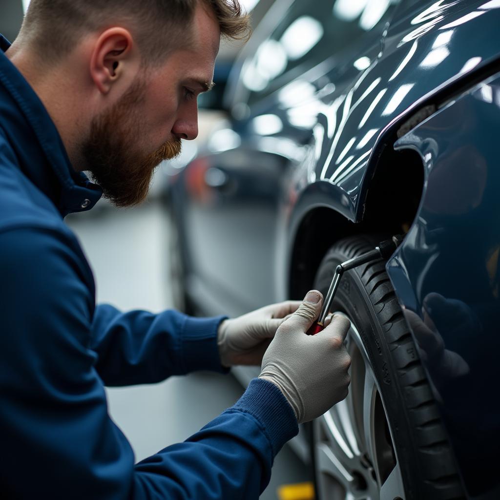 Experienced car body repair technician in Chepstow