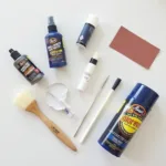 Essential supplies for chipped paint repair