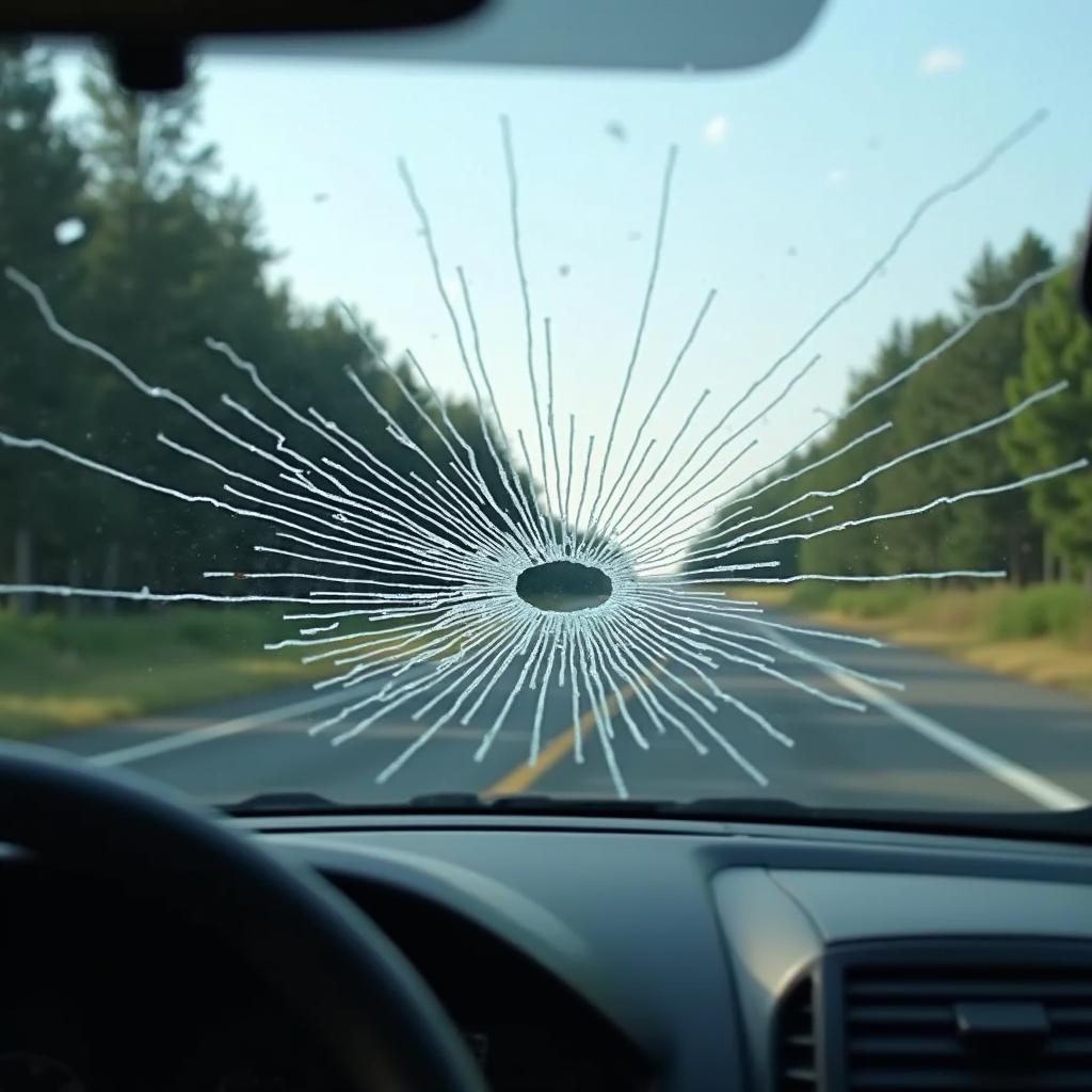 Dangers of a Chipped Windshield