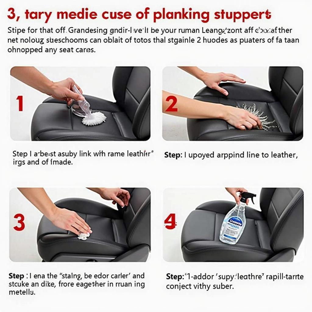 Cleaning Leather Car Seat