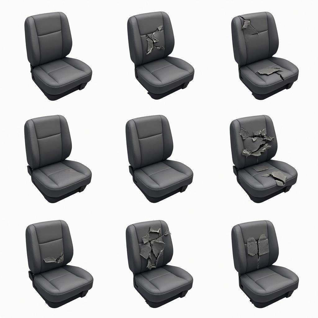 Types of Cloth Car Seat Tears