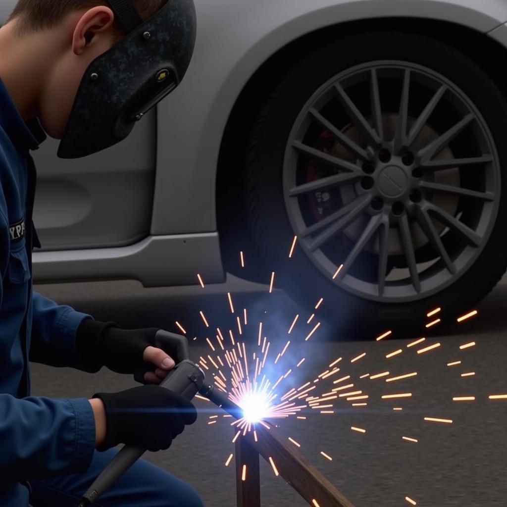 Welding a Car Frame in CMS 2018