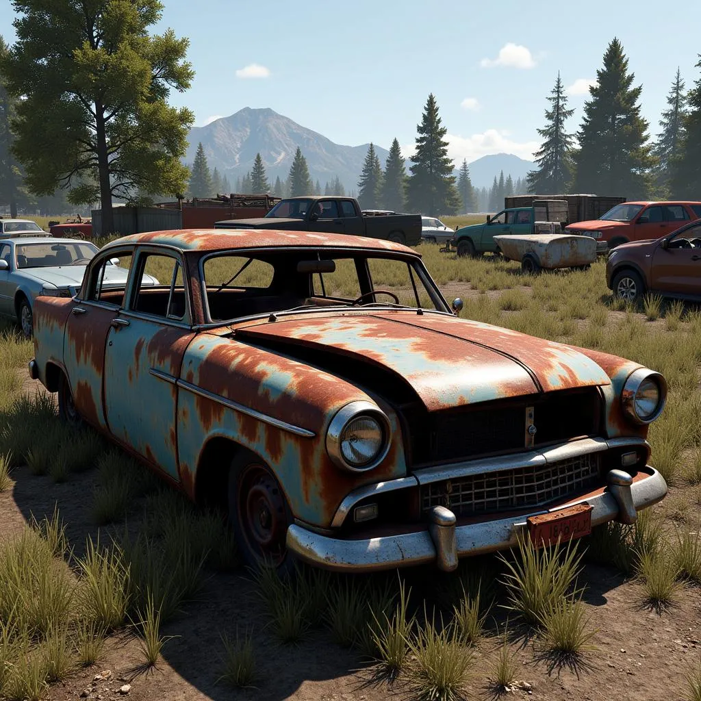 Car found in Junkyard in CMS 2018