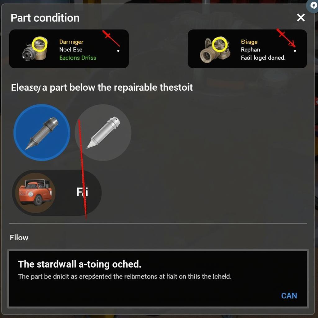 Car Mechanic Simulator 2018 Part Condition and Repair Threshold