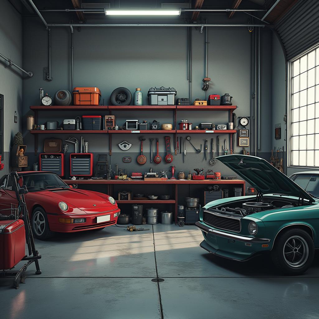 Car Mechanic Simulator 2021 Garage with Repair All Parts Mod