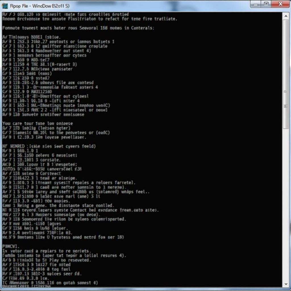 Car Windows 7 Command Prompt