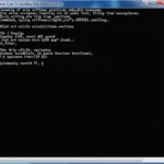 Command Prompt in Windows 7