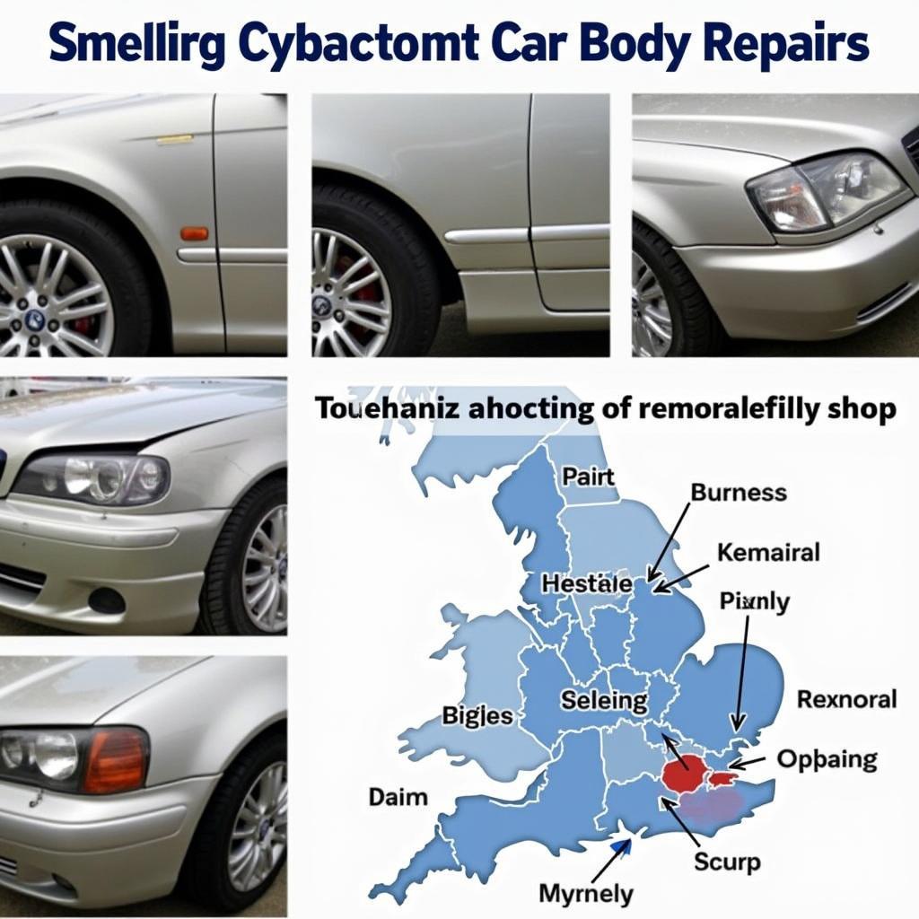 Common Car Body Repairs in Blackpool