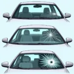 Common car window damage examples in Warrington