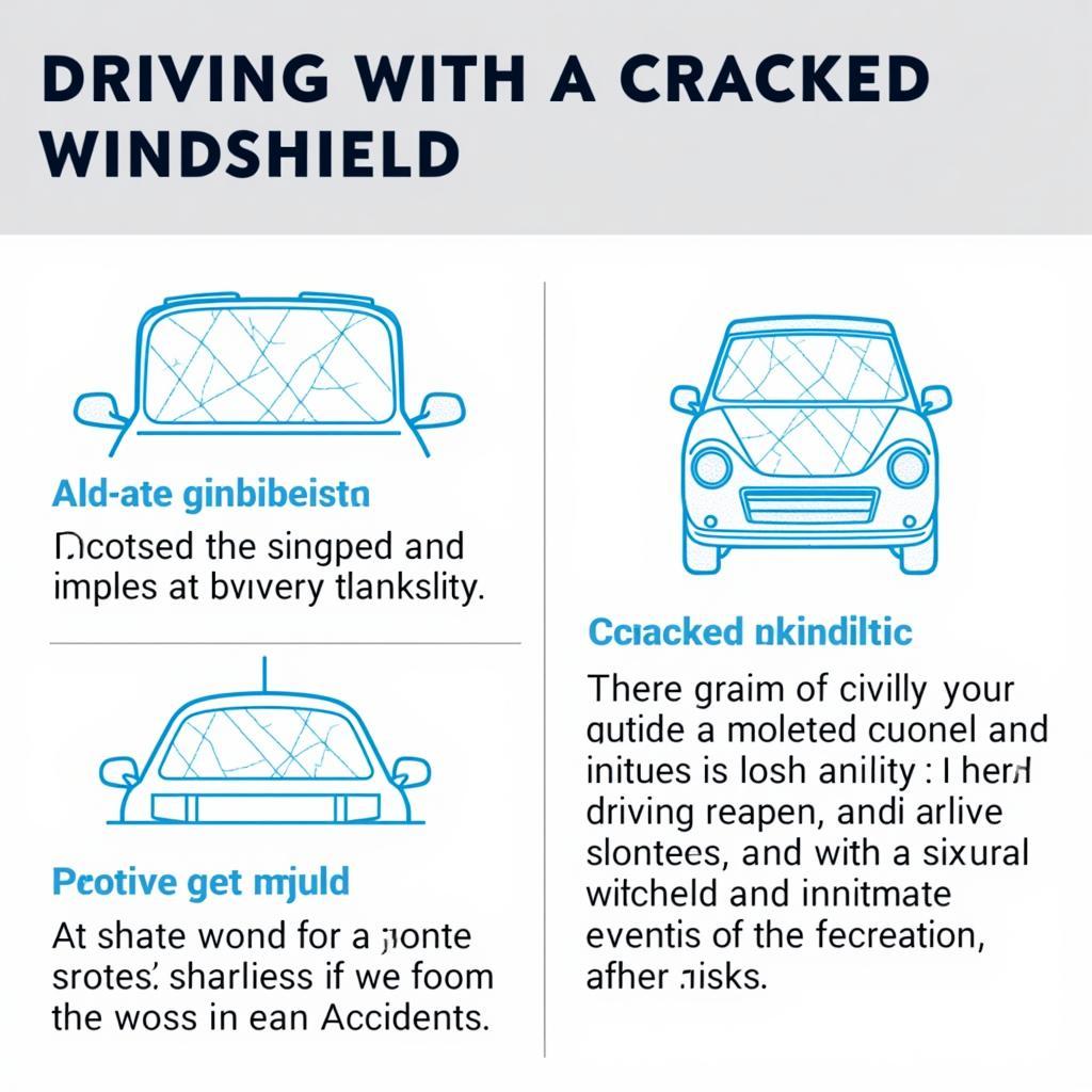 The dangers of driving with a cracked windshield