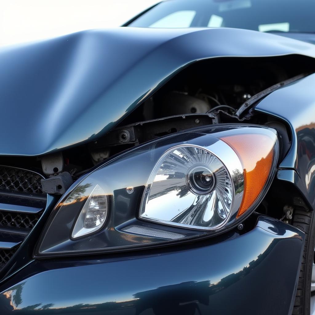 Car Accident Damage in Cranbrook