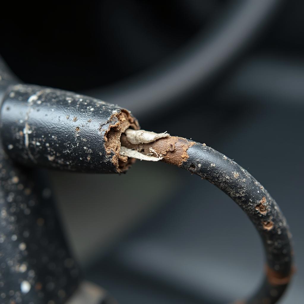 Damaged Car Seat Cable