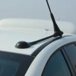 Damaged Car Window Antenna