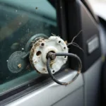 Damaged Car Window Regulator