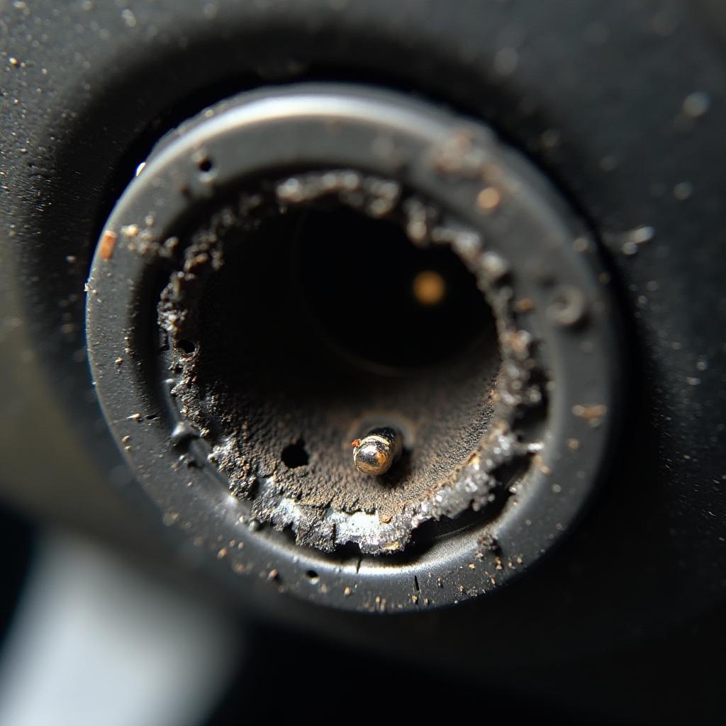 Damaged Car Cigarette Lighter Socket