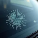 Deep Car Window Scratch