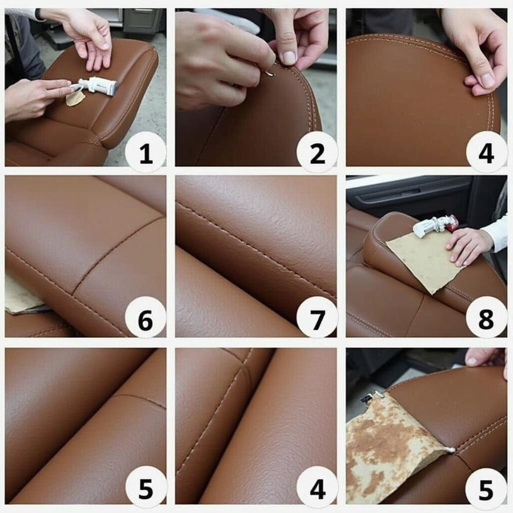 Repairing a Deep Cut in a Leather Car Seat