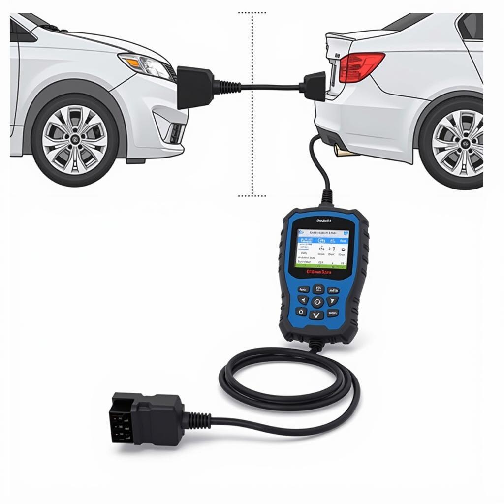 Delphi DS150e Connected to OBD Port