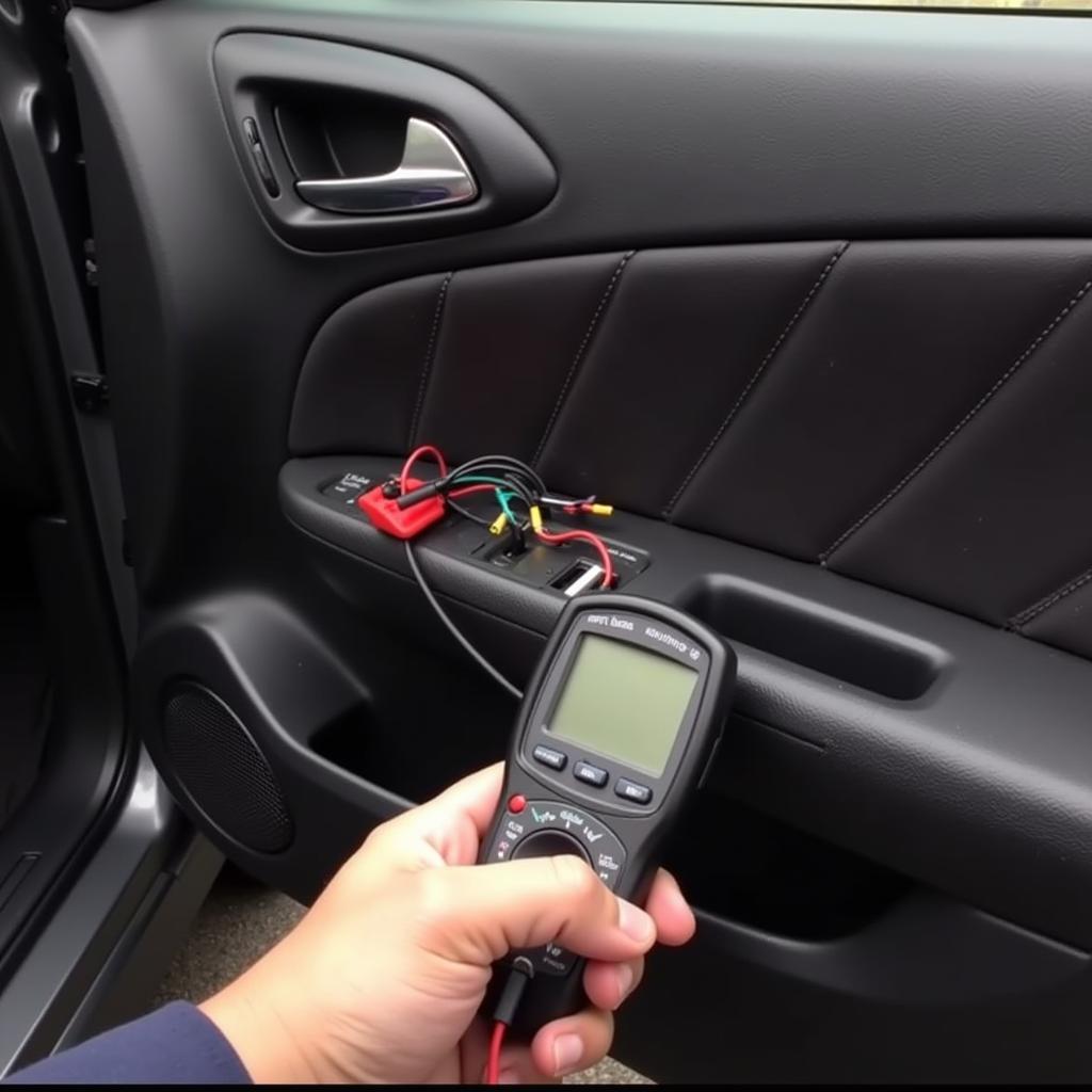 Diagnosing Car Electric Window Problems Using a Multimeter