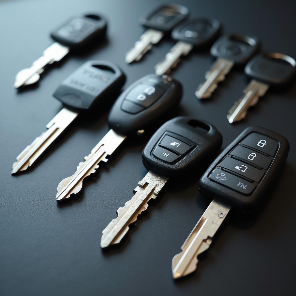 Different car key types in Gillingham