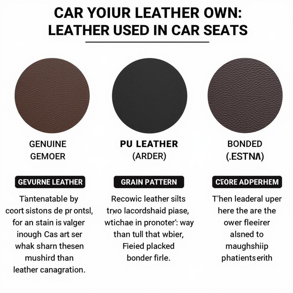 Identifying Various Leather Types Used in Car Seats