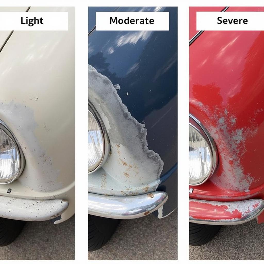 Car Paint Oxidation Stages