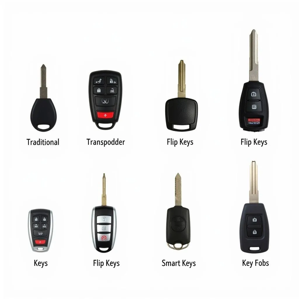 Various Types of Car Keys in Reading