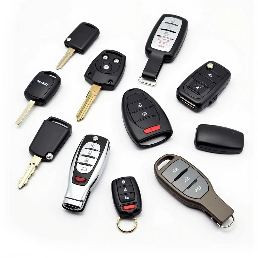 Various Car Key Fobs